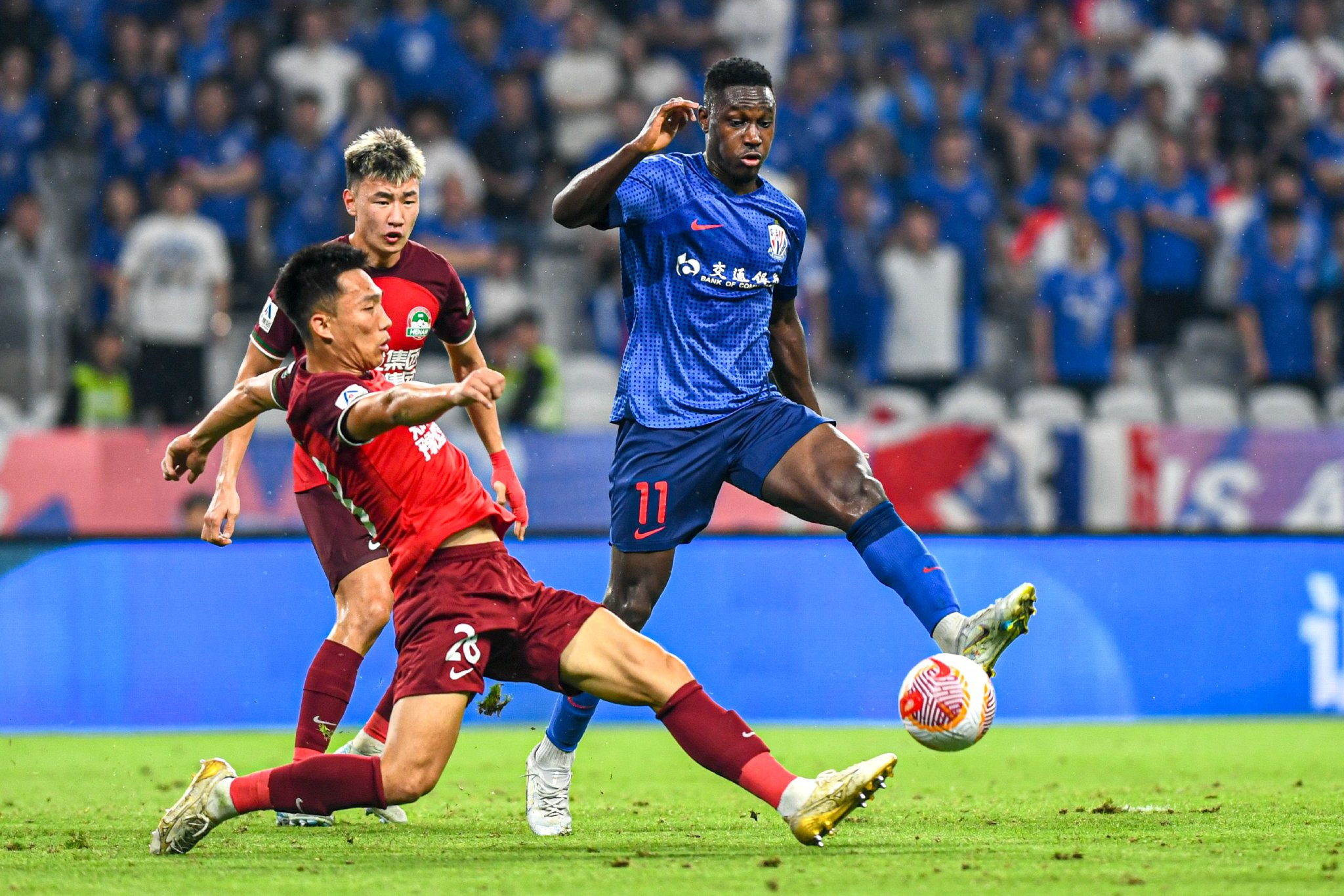 关于上海申花力克对手，展现出色防守实力的信息