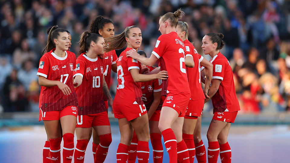 瑞士队在国际足球赛中获得突破